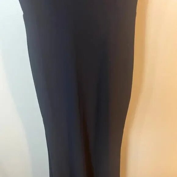 Lulu's Maxi Length Scoop Back Navy Blue Formal Gown Prom Dress Size Medium EUC - Picture 5 of 11